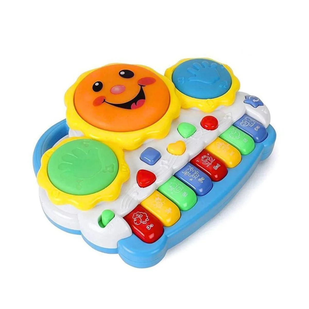 GENERICO - Juguete Tambor Musical Piano 2 en 1