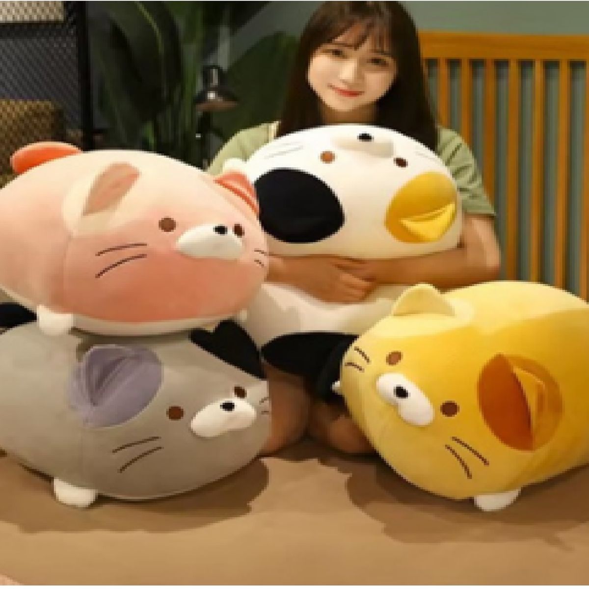 GENERICO - ALMOHADA SUAVE DE PELUCHE