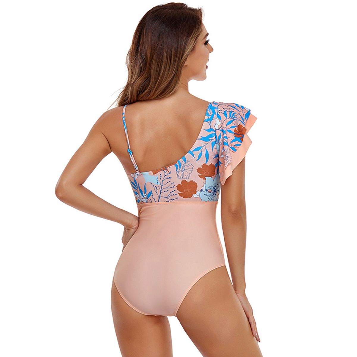 IMPORTADO MC - TRAJE DE BAÑO ENTERIZO ROSADO