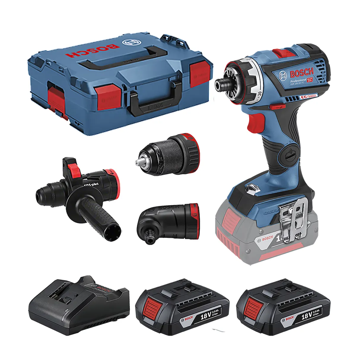 BOSCH - Taladro Atornillador Bosch GSR 18V-90 FC 12 18V Brushless