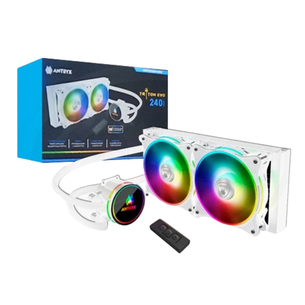 ANTRYX - SISTEMA DE ENFRIAMIENTO LIQUIDO ANTRYX TRITON EVO 240 AWC-TE240W WHITE