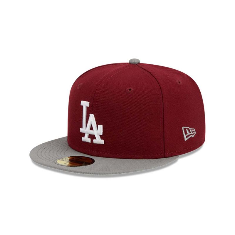 NEW ERA - Gorra Los Angeles Dodgers MLB 59Fifty Dark Red