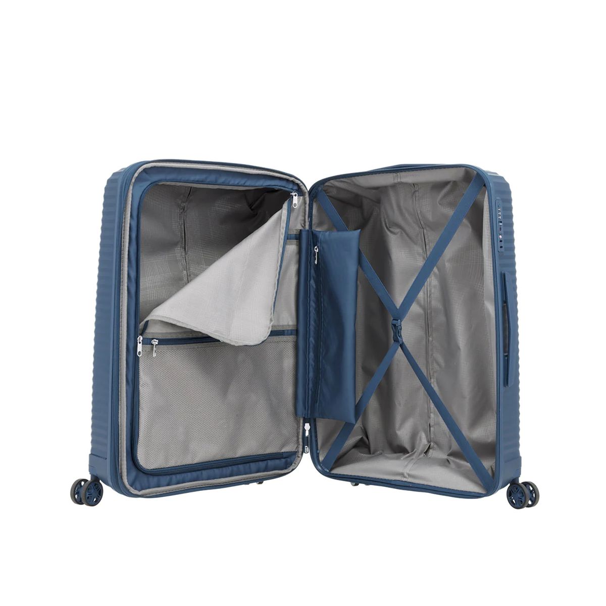 SAMSONITE - Maleta Rígida Varro Mediana Peacock Blue