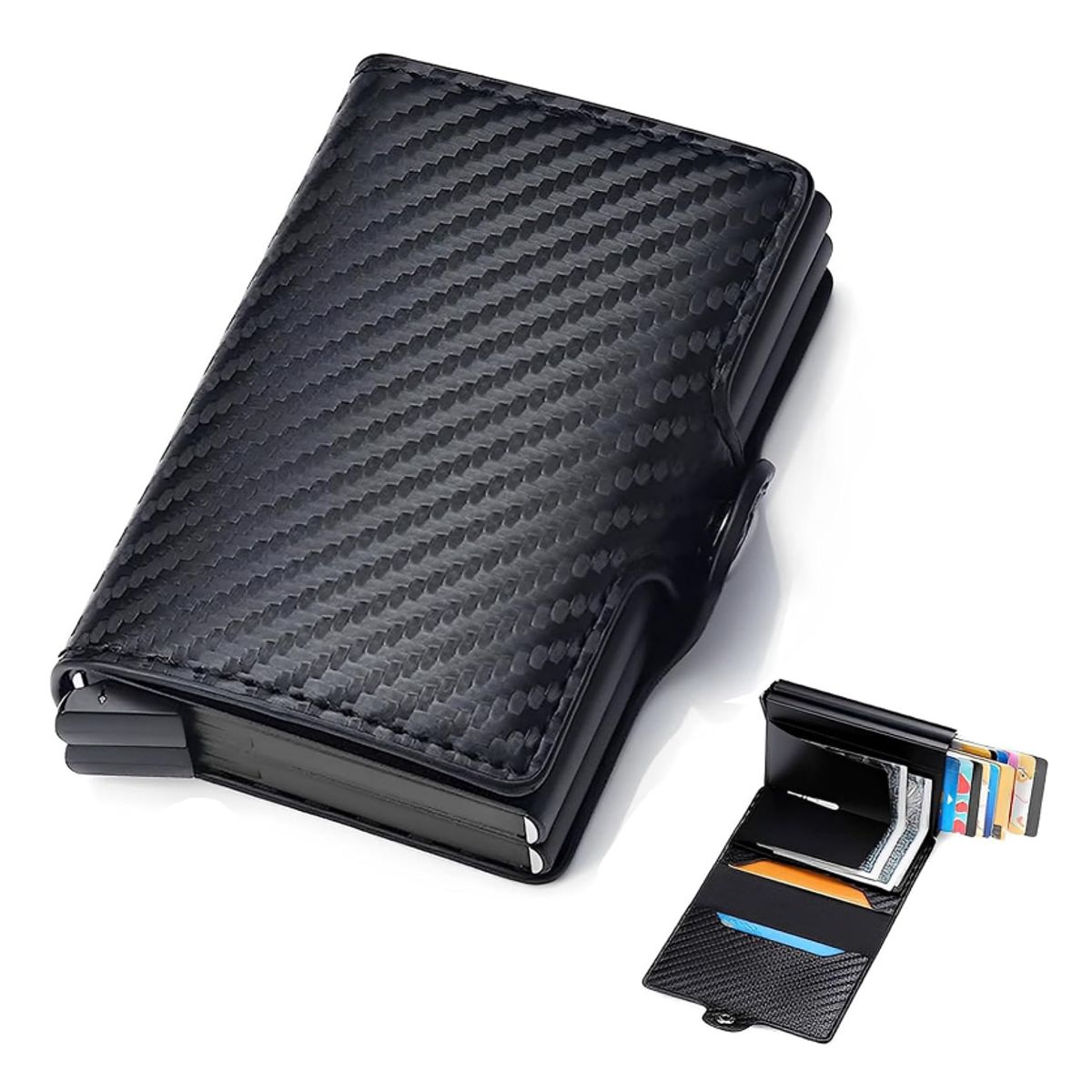 GENERICO - Billetera Elegante Nexus 2 Bloqueo contra lecturas RFID