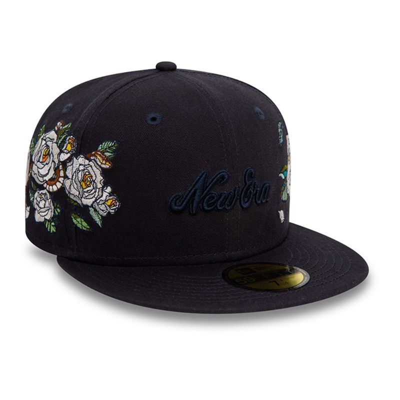 NEW ERA - Gorra 59Fifty New Era Flower Icon Blue