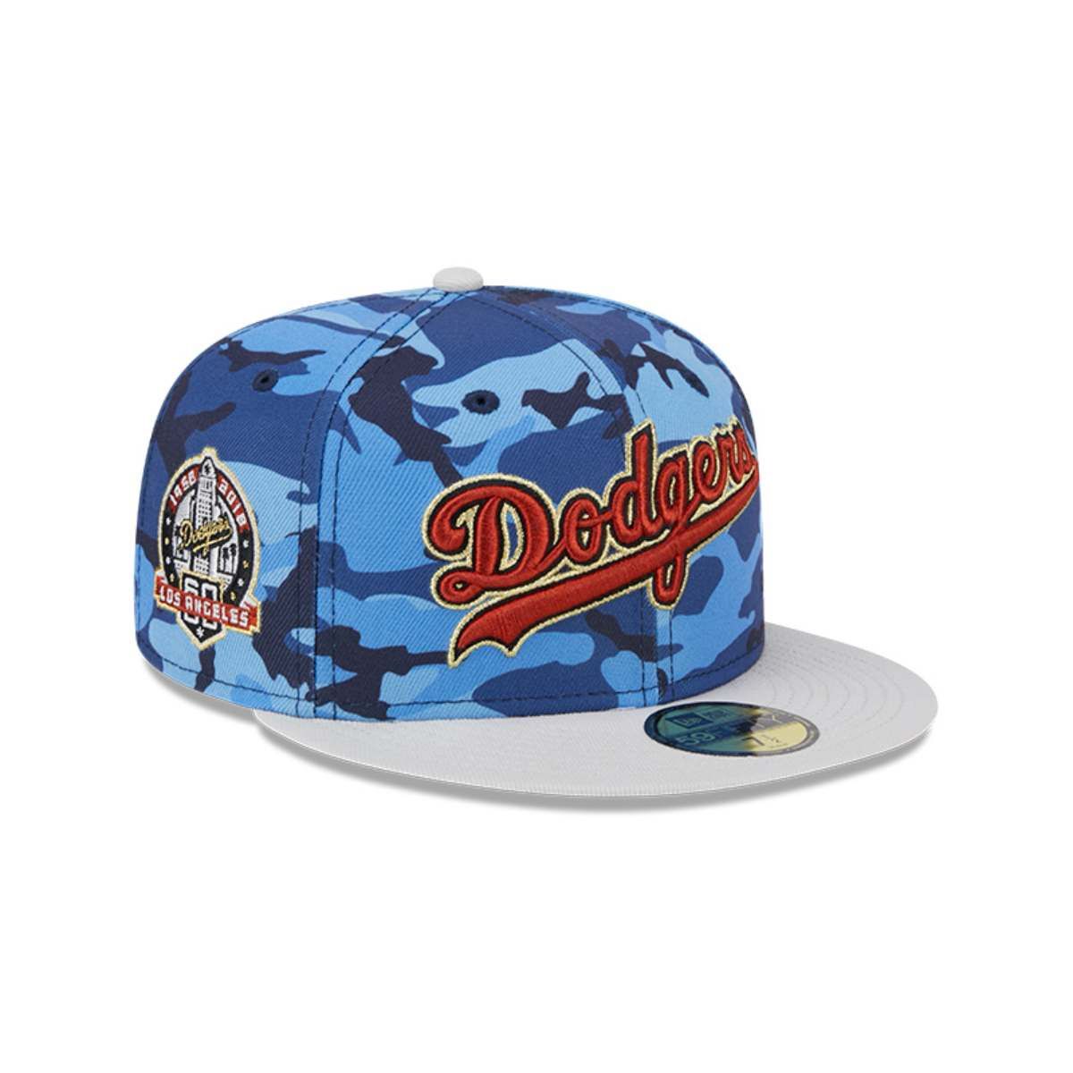 NEW ERA - Gorra 59Fifty Los Angeles Dodgers Urban Blue Camo Blue MLB