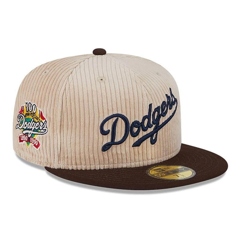 NEW ERA - Gorra Los Angeles Dodgers MLB 59Fifty Beige khaki