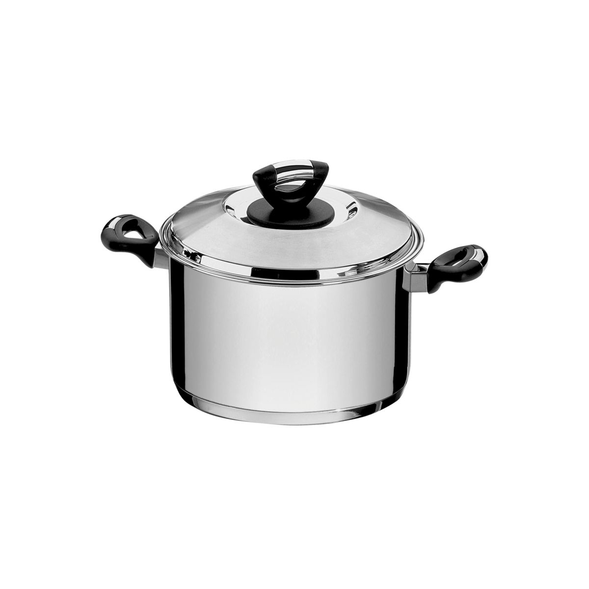 TRAMONTINA - Olla Alta Tramontina Solar Baquelite de acero inoxidable 4,6 L