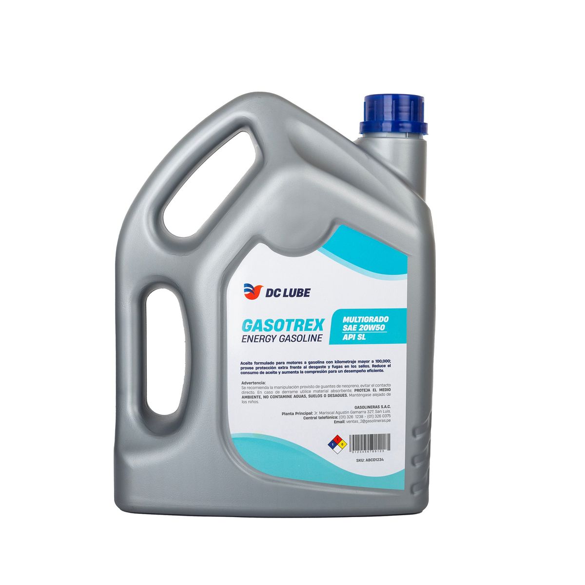 DC LUBE - DC LUBE ENERGY GASOLINE SAE 20W50 API SL 1 GL