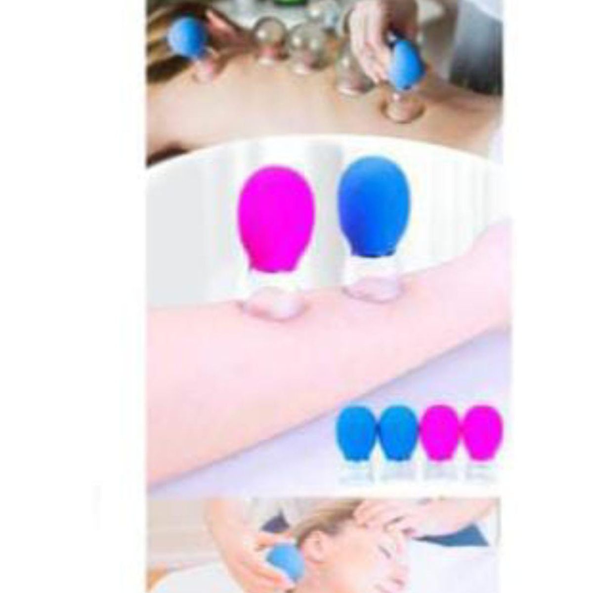 GENERICO - Pack de 4 copas facial corporal levantamiento