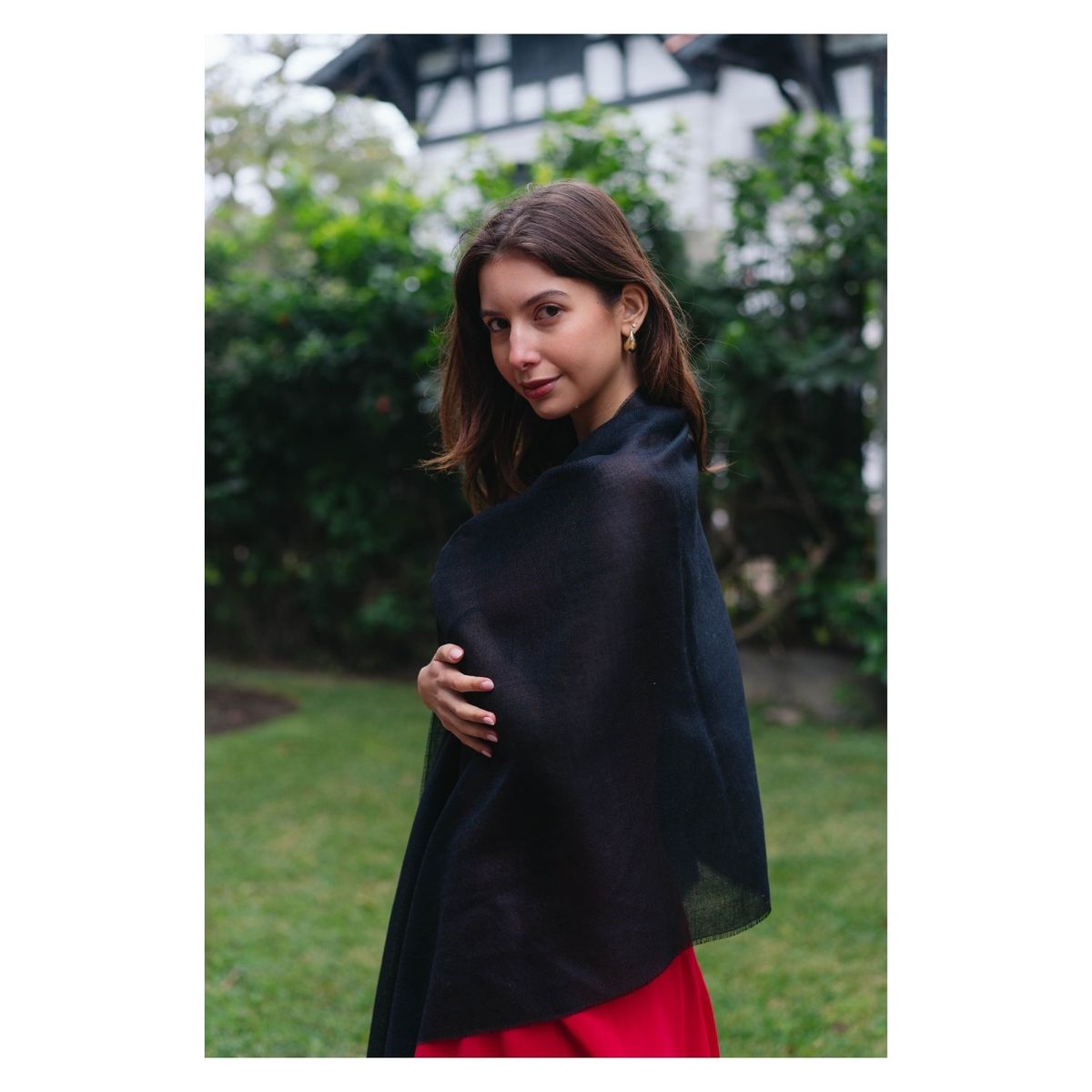 GENERICO - Chal Bufanda Pashmina - Baby Alpaca y Seda