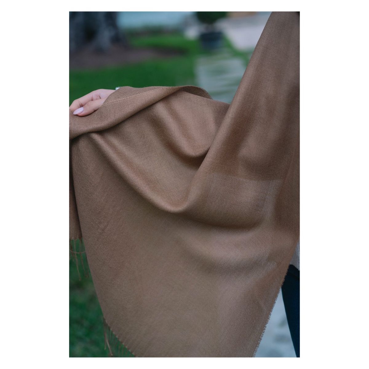 GENERICO - Chal Bufanda Pashmina - Baby Alpaca y Seda