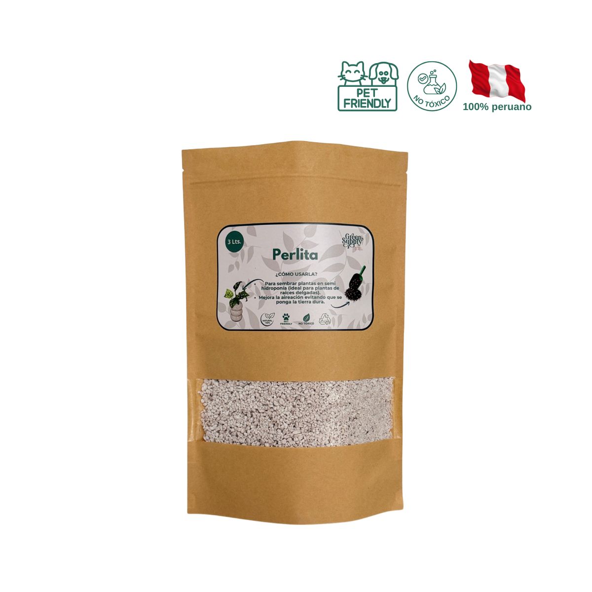 GREEN SUPPLY - Sustrato - Perlita 3lt