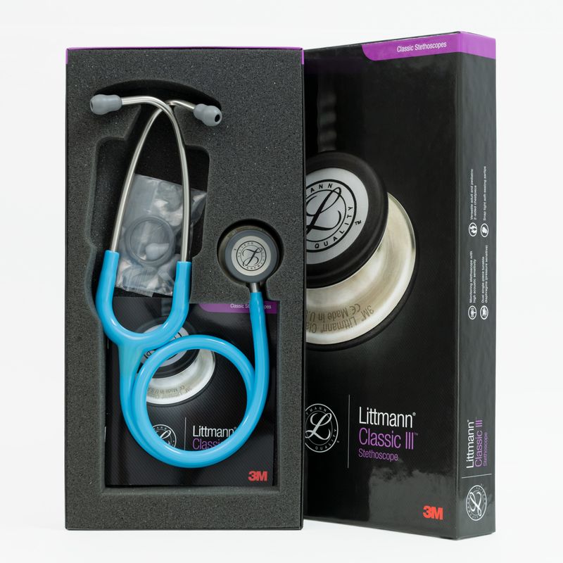 LITTMANN - Estetoscopio Littmann® Classic III™ - Turquesa - Código 5835