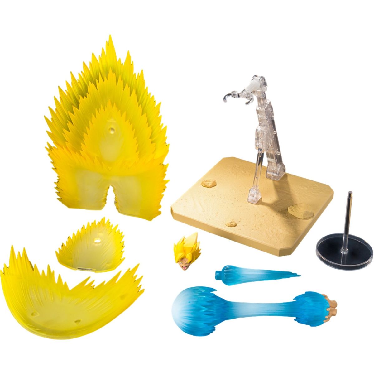 BANDAI - Dragon Ball Z SH Figuarts SSJ Goku Kamehameha Effect Parts