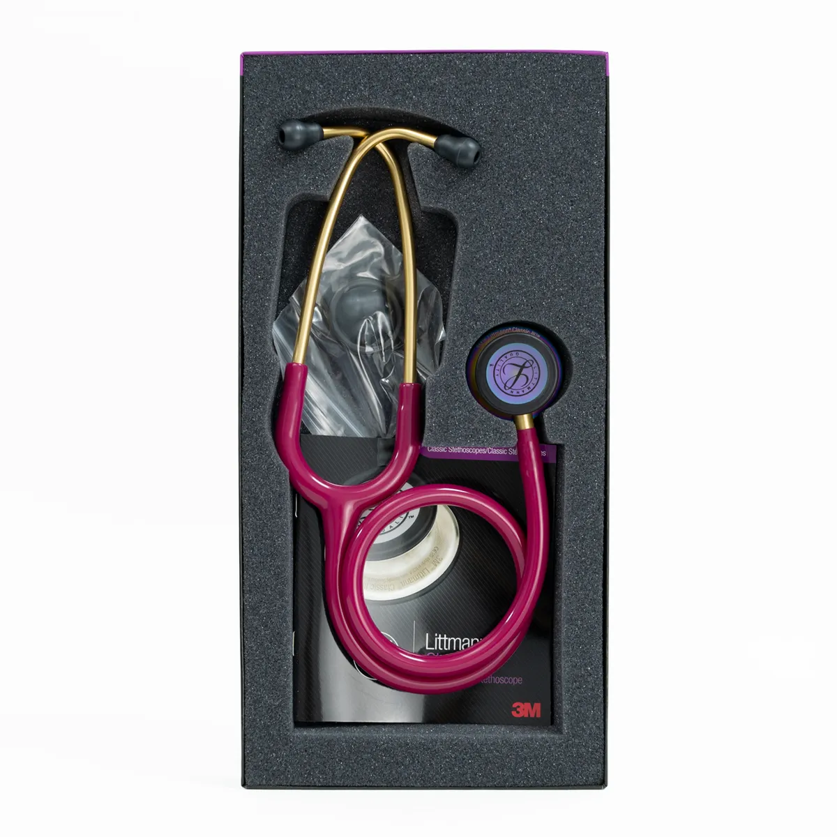 LITTMANN - Estetoscopio Littmann® Classic III™ - Frambuesa Arcoíris - Código 5806