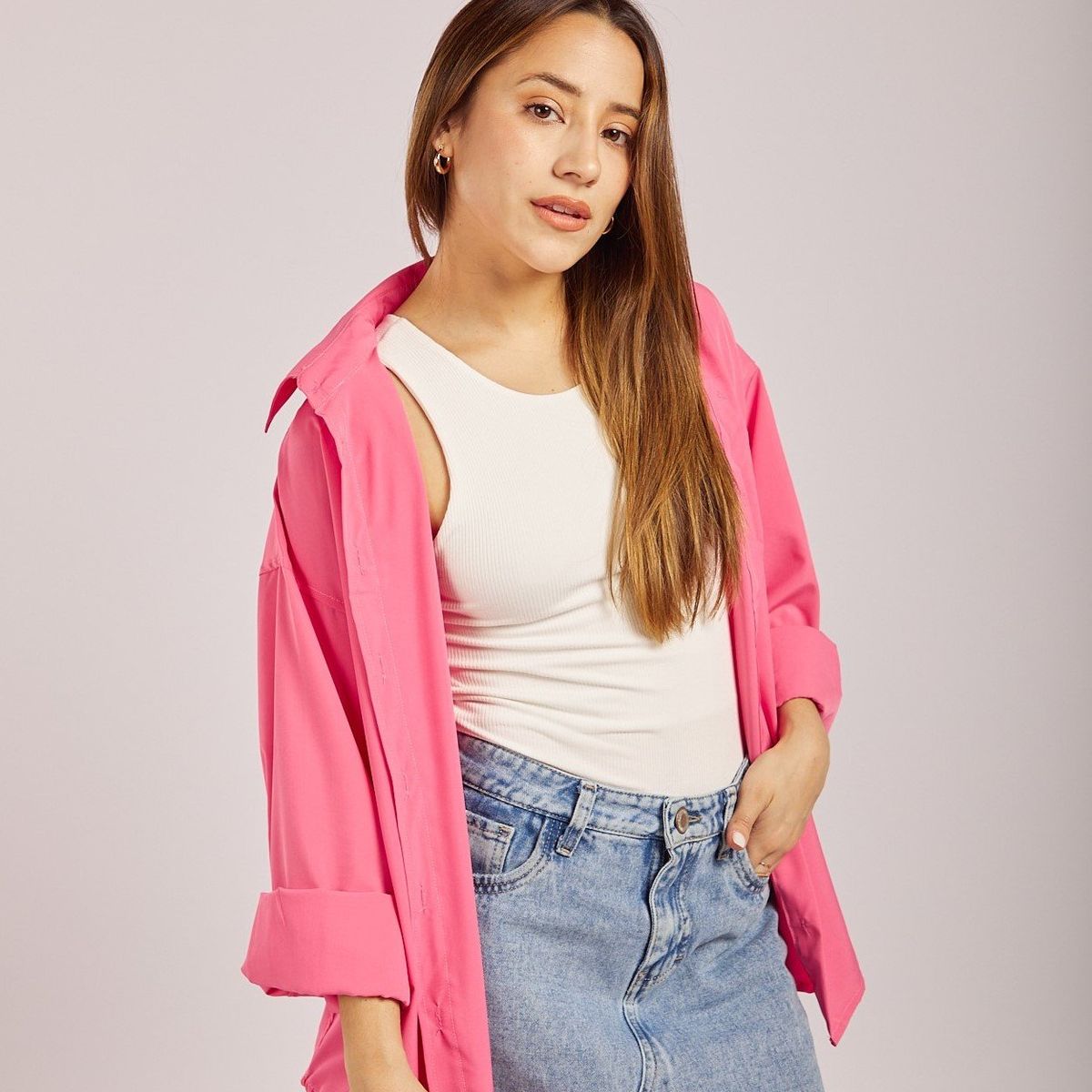 GENERICO - BLUSA JAZMIN MANGA LARGA MUJER