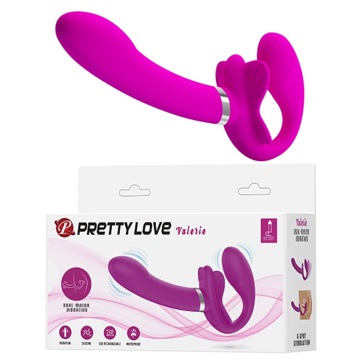 PRETTY LOVE - DILDO-ARNES 18 CM - VALERIE