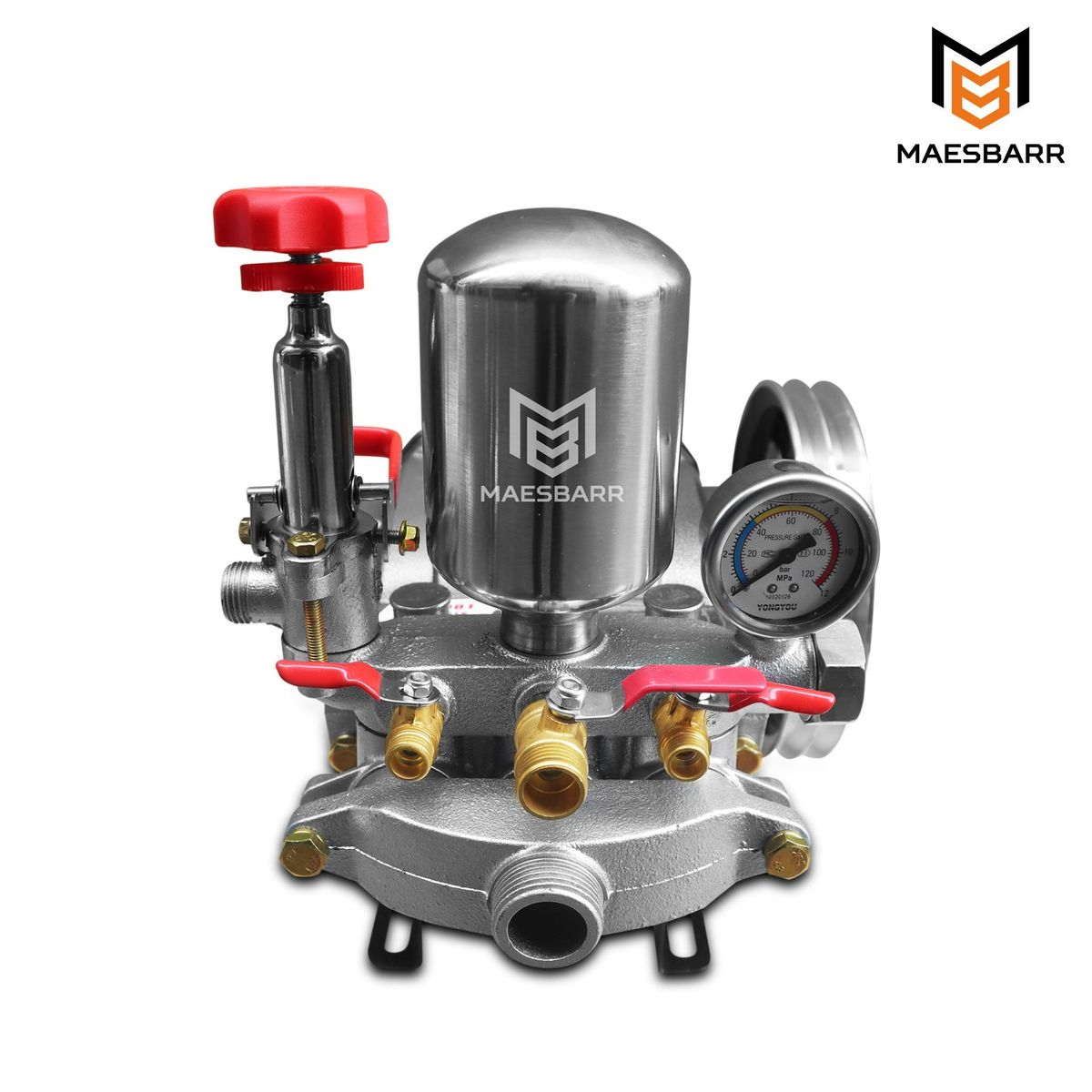 MAESBARR - BS-30A-1 CABEZAL DE ALTA PRESIÓN DE PISTÓN DE ACERO INOXIDABLE