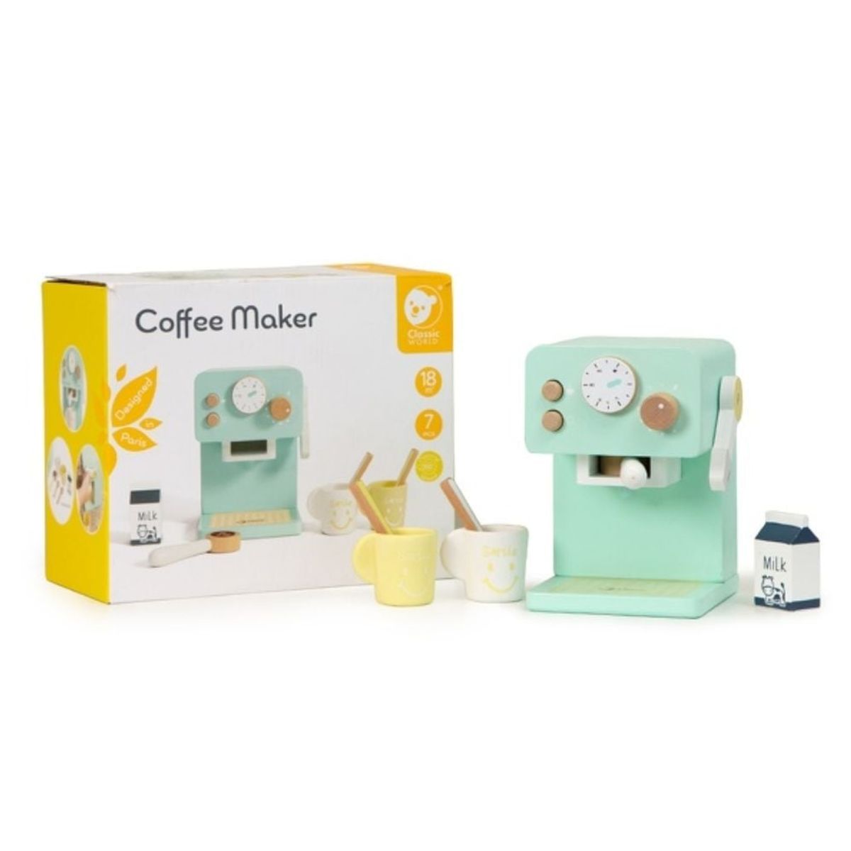 CLASSIC WORLD - Cafetera Coffee Maker de Madera Classic World