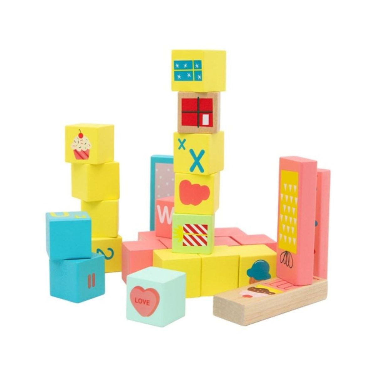 CLASSIC WORLD - Bloques de cubos dulces Sweet Cube Blocks Classic World
