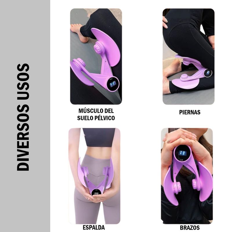 GENERICO - Ejercitador para Suelo Pélvico con contador digital - Morado