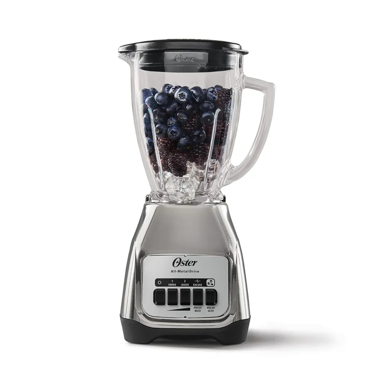 OSTER - Licuadora Oster de 1.5L con 550 watts – Plateada Kaliman