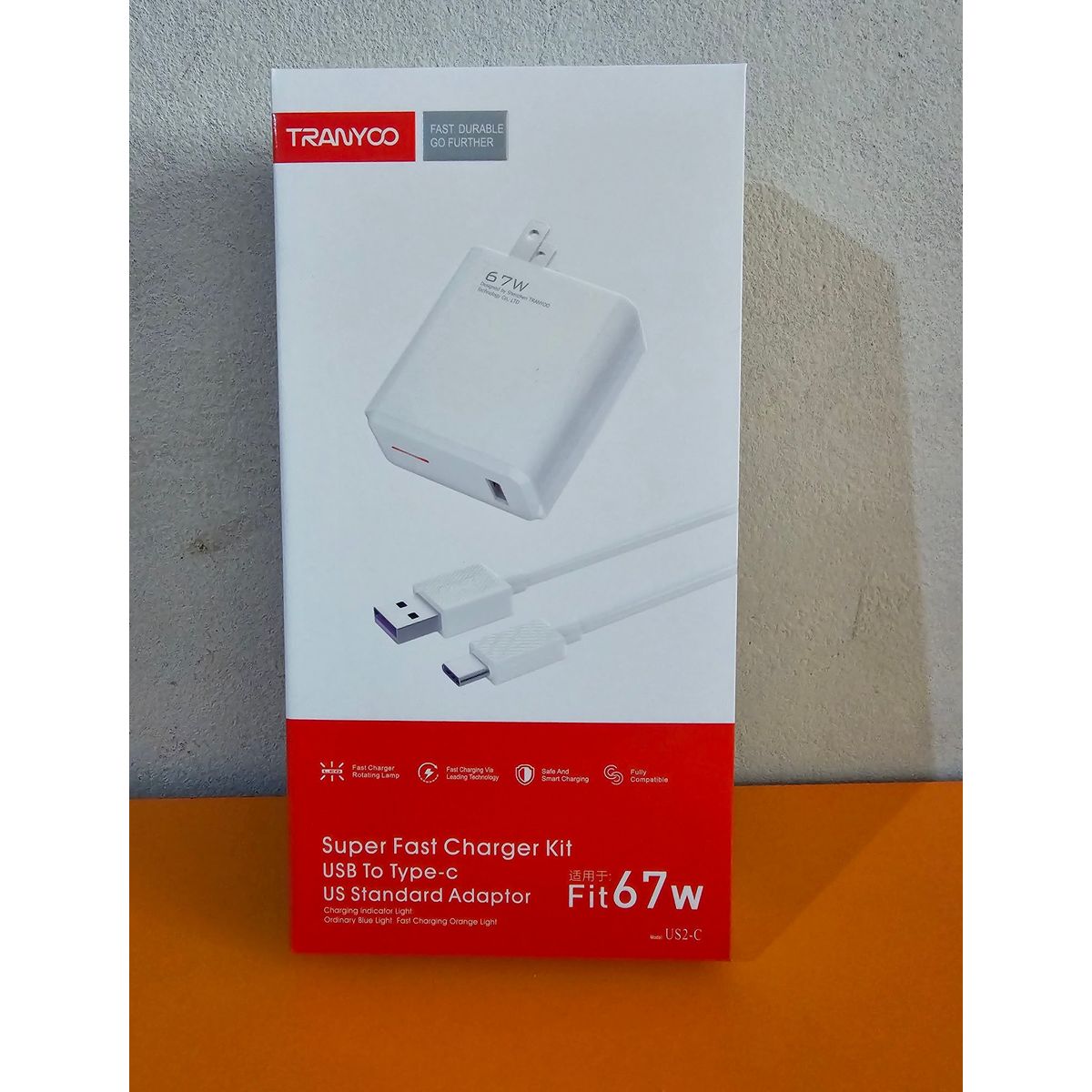 TRANYOO - CARGADOR PARA CELULAR TRAMYOO TIPO-C  Fit-67W  BLANCO