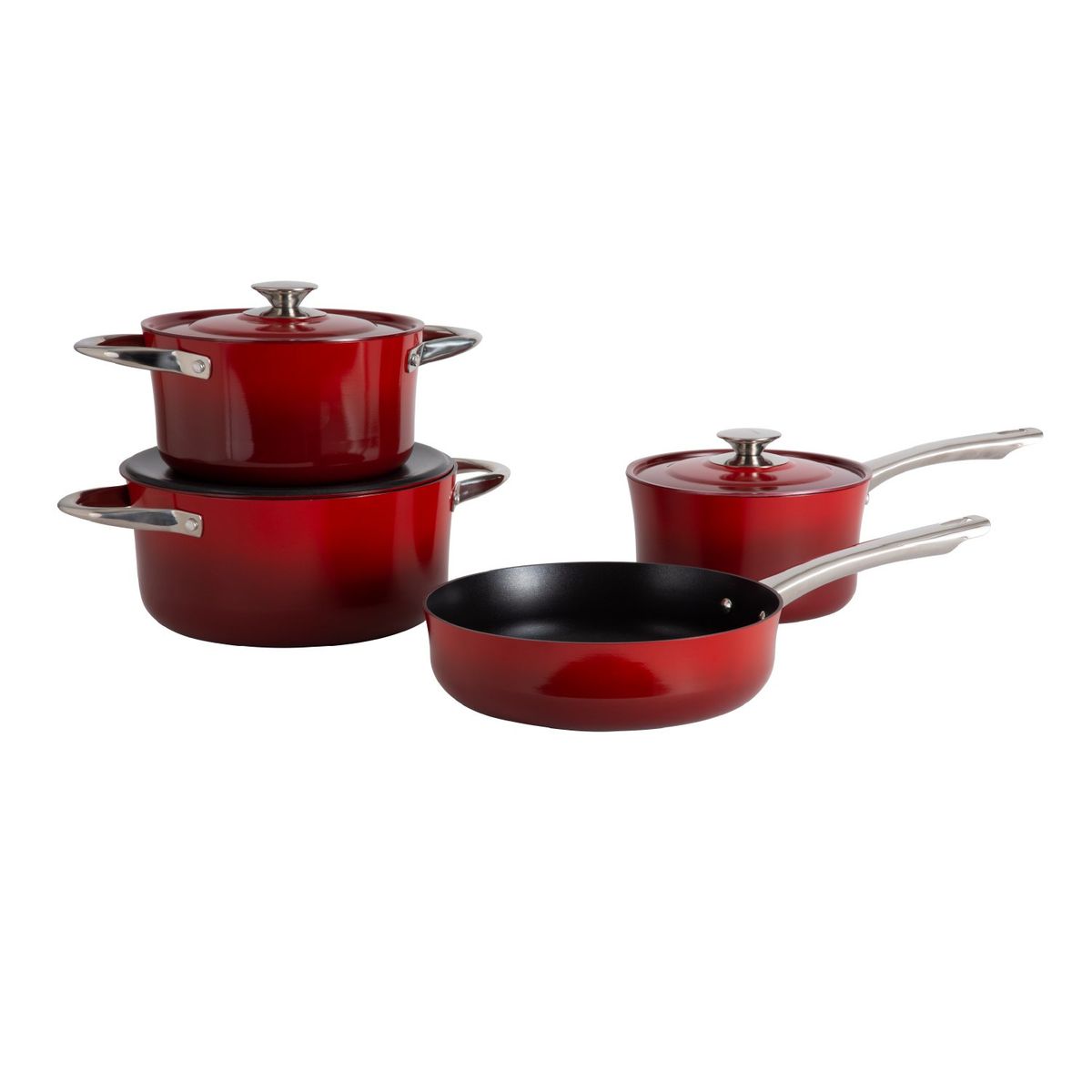 SIMPLE COOK - Juego de Ollas 7 Piezas Versalles Simple Cook