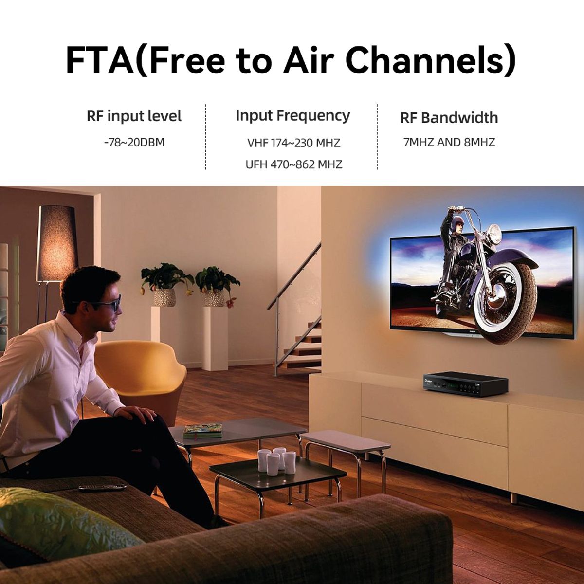 SEISA - Receptor de señal digital 4k DC-001