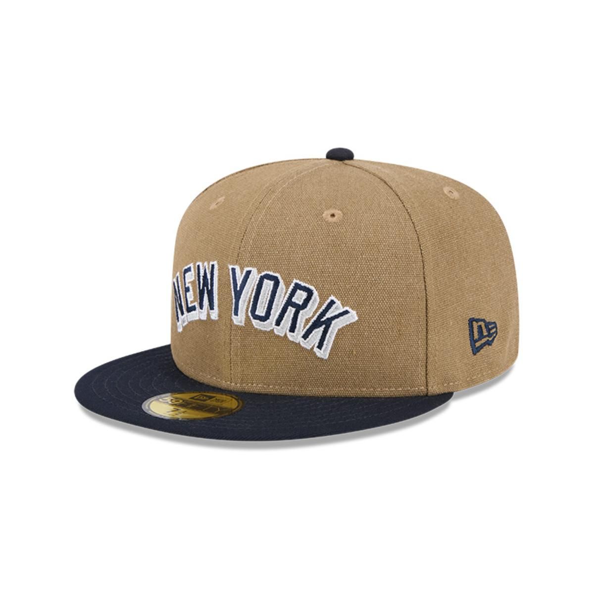 NEW ERA - Gorra 59Fifty MLB New York Yankees Canvas Crown Beige