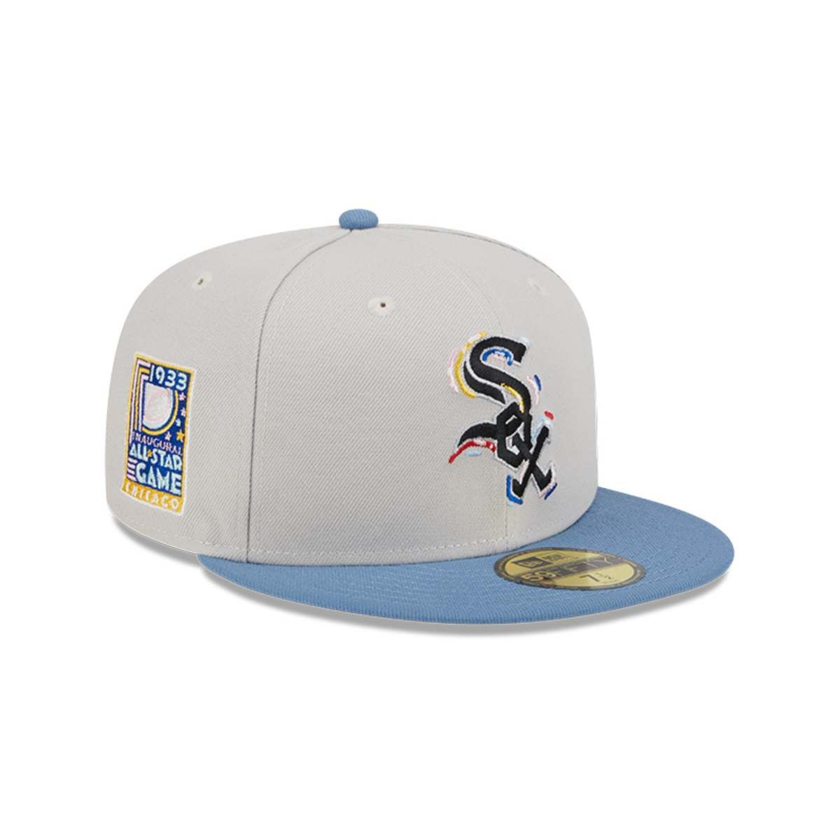 NEW ERA - Gorra 59Fifty Chicago White Sox Color Brush Beige MLB