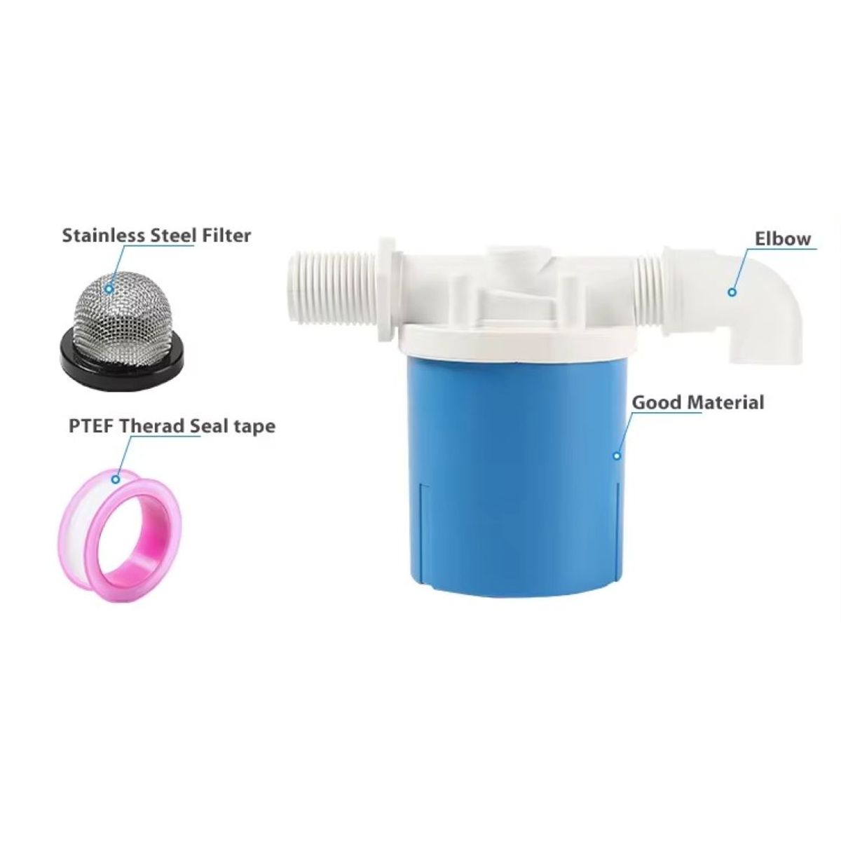 GENERICO - Valvula de llenado de 1 horizontal