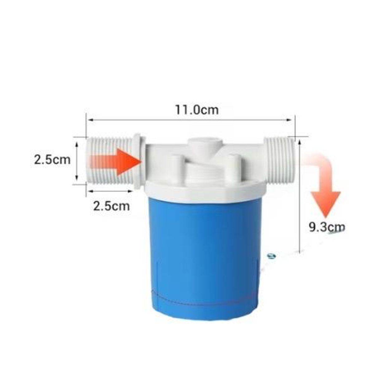 GENERICO - Valvula de llenado de 1 horizontal