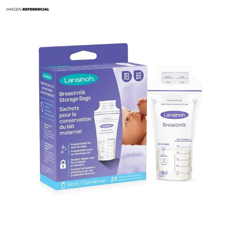 GENERICO - Bolsas de Almacenamiento de Leche Materna 25 Unidades