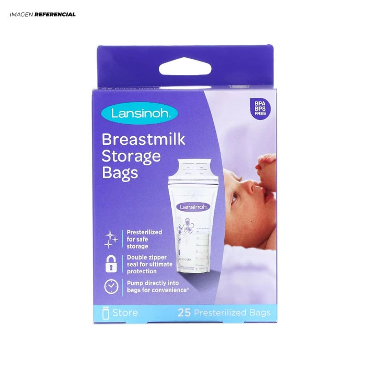 GENERICO - Bolsas de Almacenamiento de Leche Materna 25 Unidades