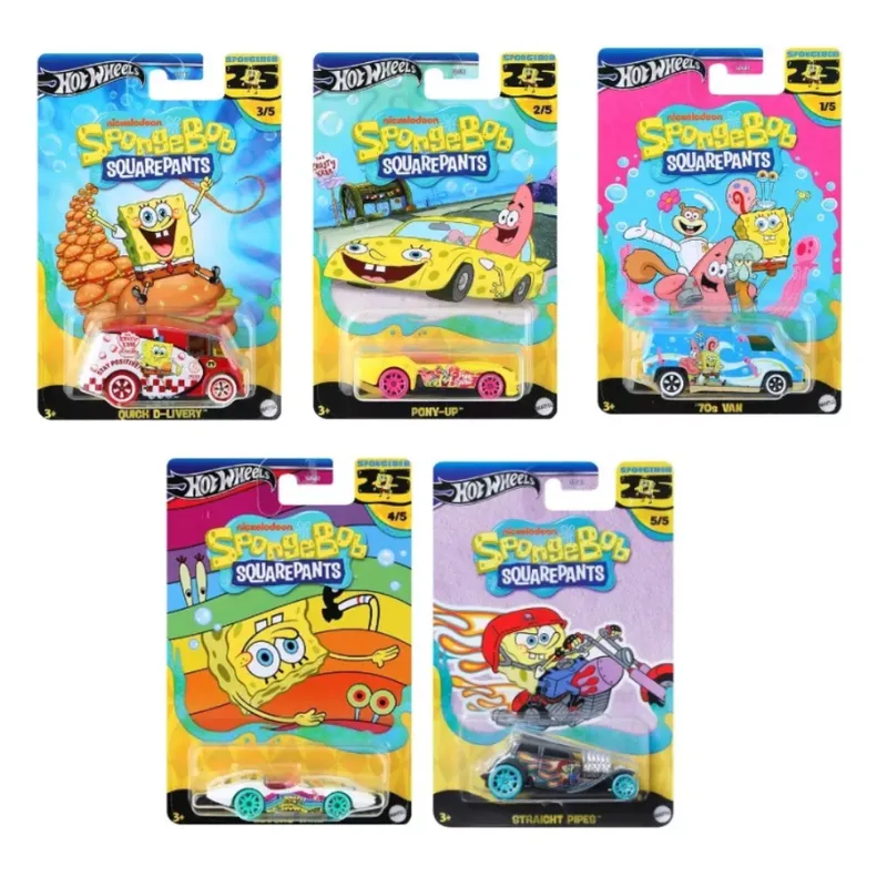 HOT WHEELS - Hot Wheels Bob Esponja Colección Spongebob Squarepants Blister X1