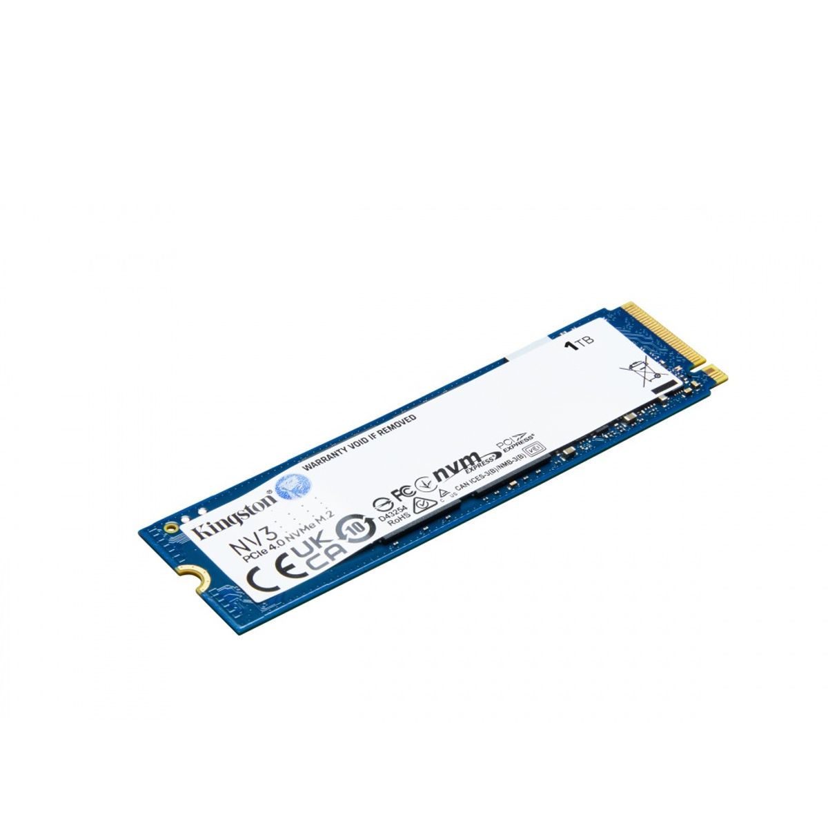 KINGSTON - Disco Solido SSD Kingston NV3 1TB M2 2280 NMVe PCIe 4.0 SNV3S/1000G