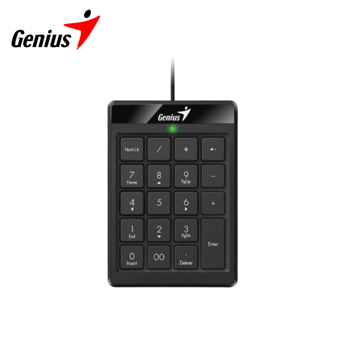 GENIUS - Teclado Numérico Genius Numpad 110 Negro USB Plug and Play con Soporte