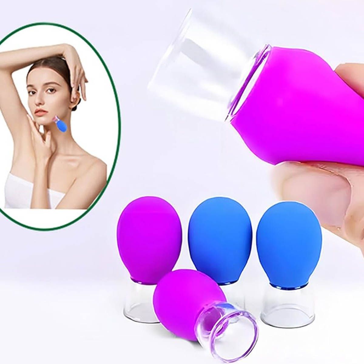 GENERICO - 1mini copa facial o corporal levantamiento con ventosa