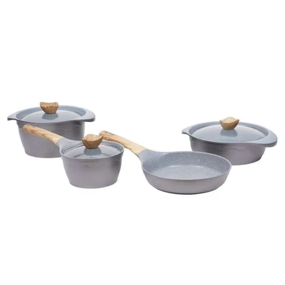 SIMPLE COOK - Juego de Ollas Alfetta Mónaco 7 Piezas Simple Cook