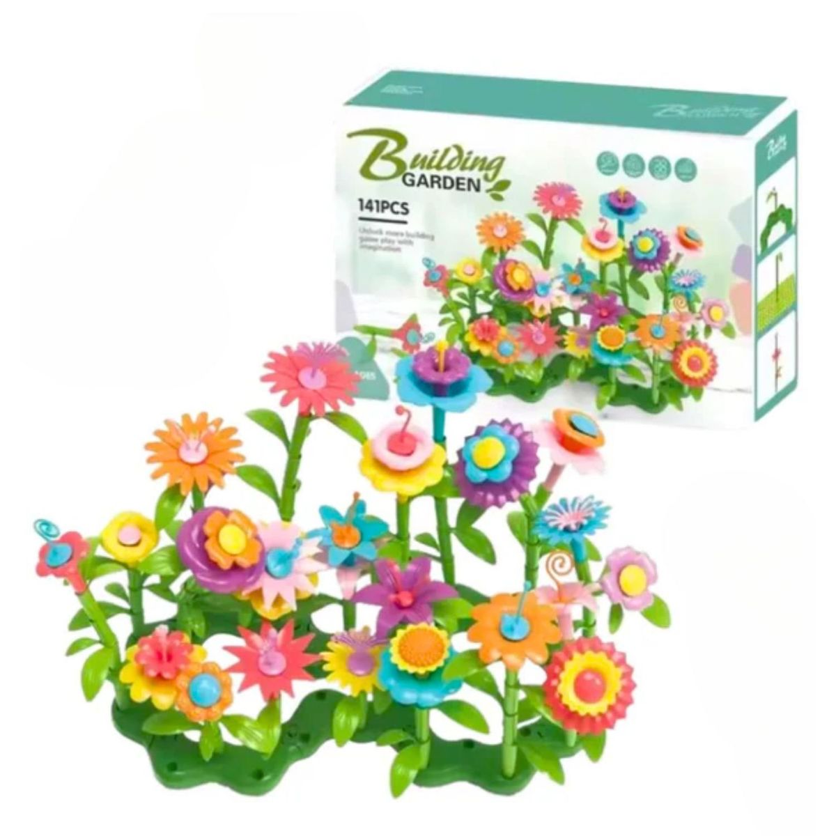 GENERICO - Bloques de Construcción "Armando Mi Jardín" x 141 piezas