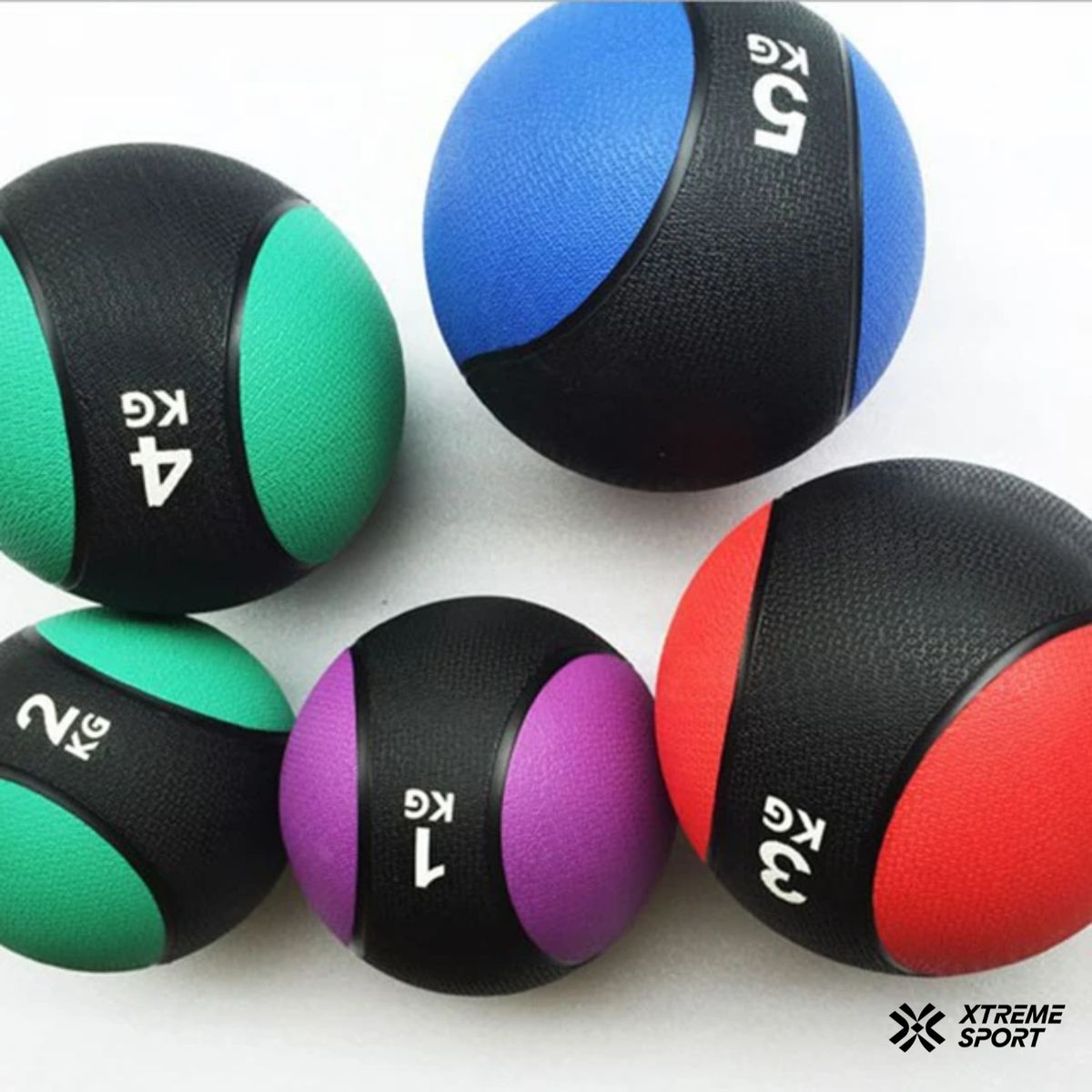 XTREME SPORT - Pelota Balón Medicinal 5Kg con Rebote