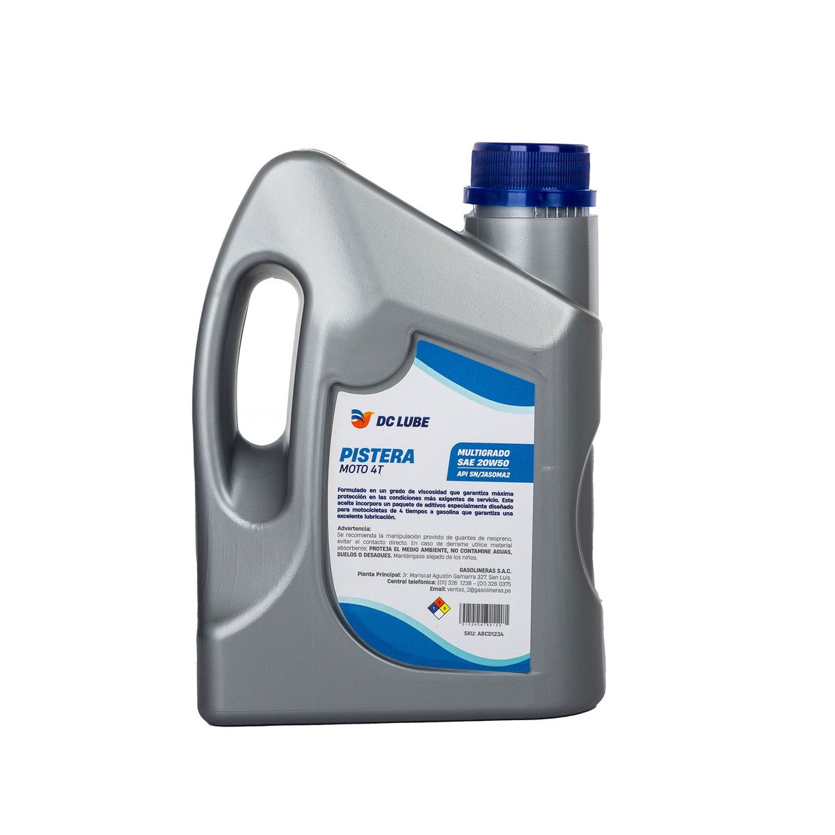 DC LUBE - DC LUBE MOTO 4T  SAE 20W50 API SN 1 LT