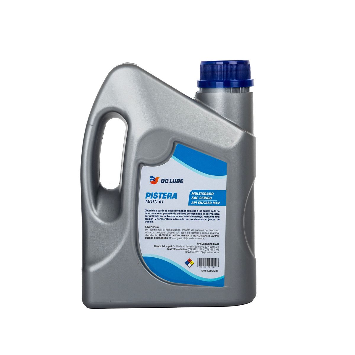 DC LUBE - DC LUBE MOTO 4T  SAE 25W60 API SN 1 LT