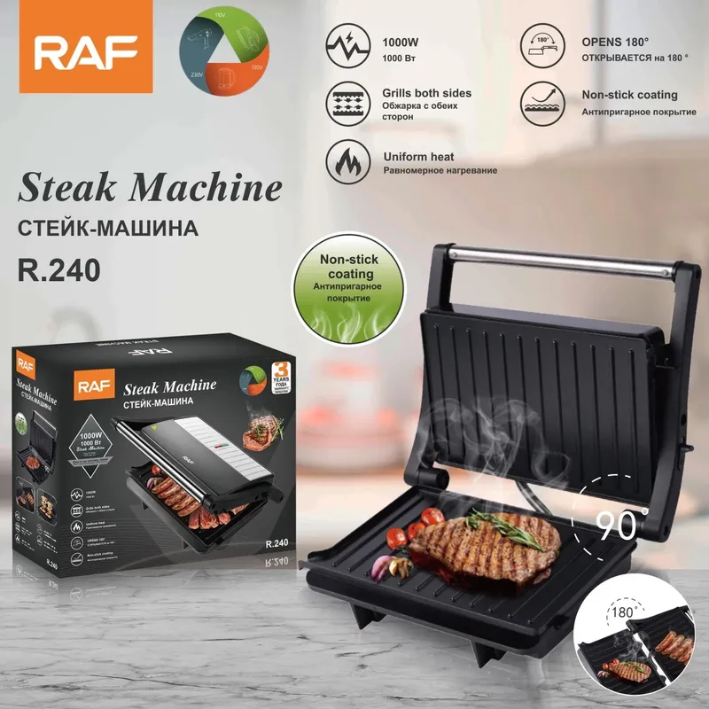 RAFF - Maquina Grill Parrilla RAF 180º R240