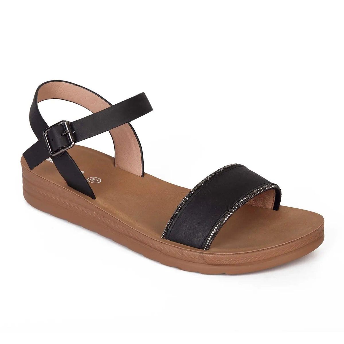 STHEF - SANDALIA MUJER STHEF CASUAL NEGRO 8017