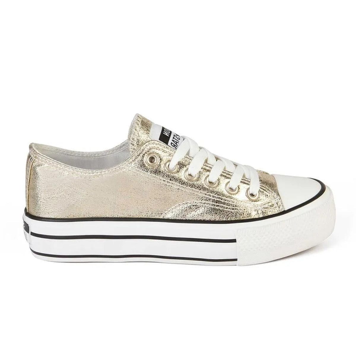 STHEF - ZAPATILLA MUJER STHEF CASUAL DORADO 8081
