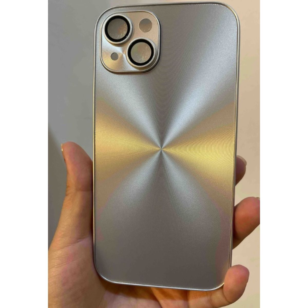 GENERICO - CASE FUNDA PARA IPHONE 13 PRO MAX  PLATEADO