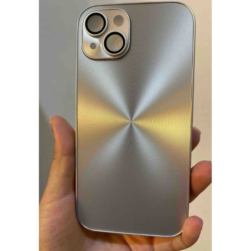 GENERICO - CASE FUNDA PARA IPHONE 13 PRO MAX  PLATEADO